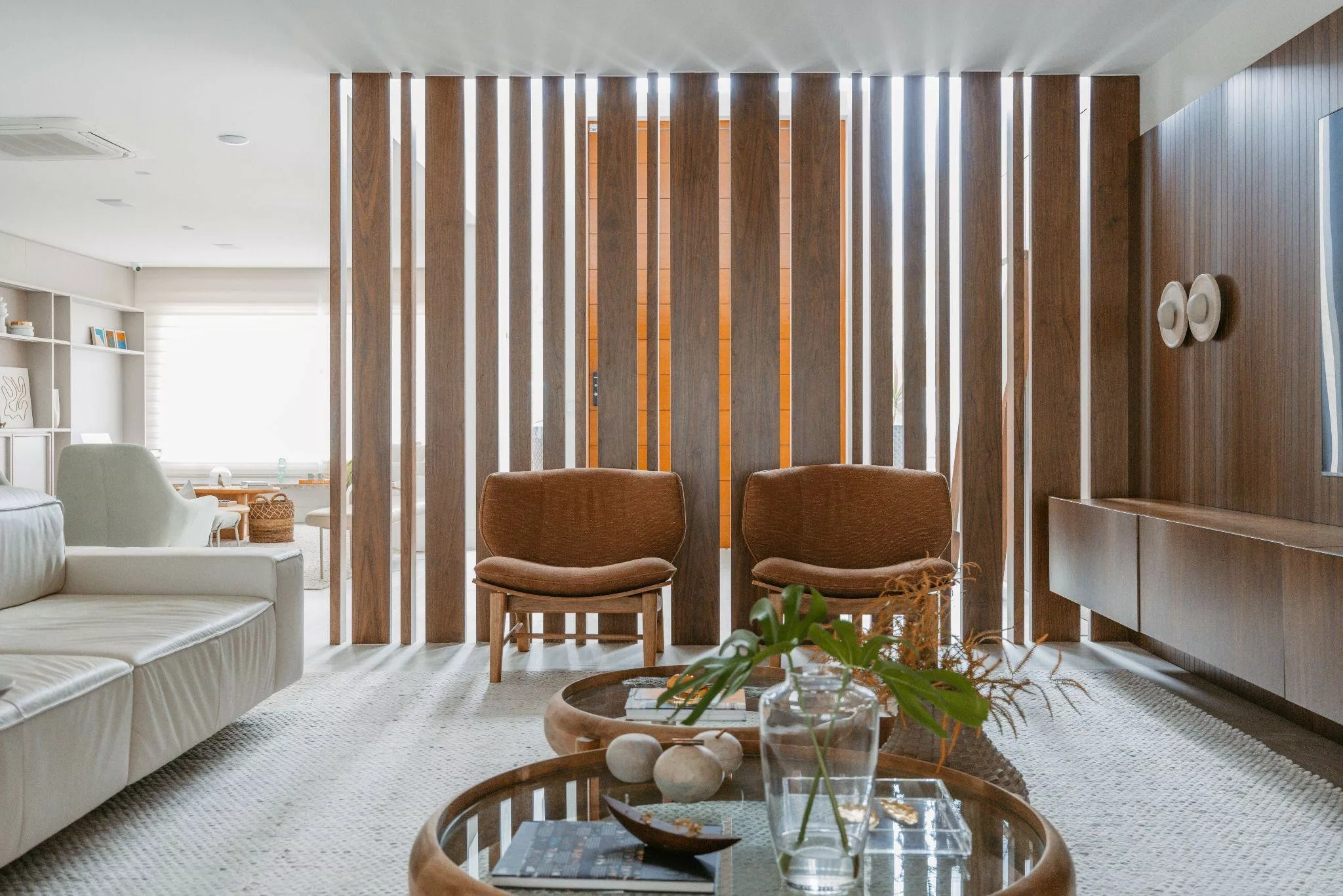 Poltronas Benício na sala de estar