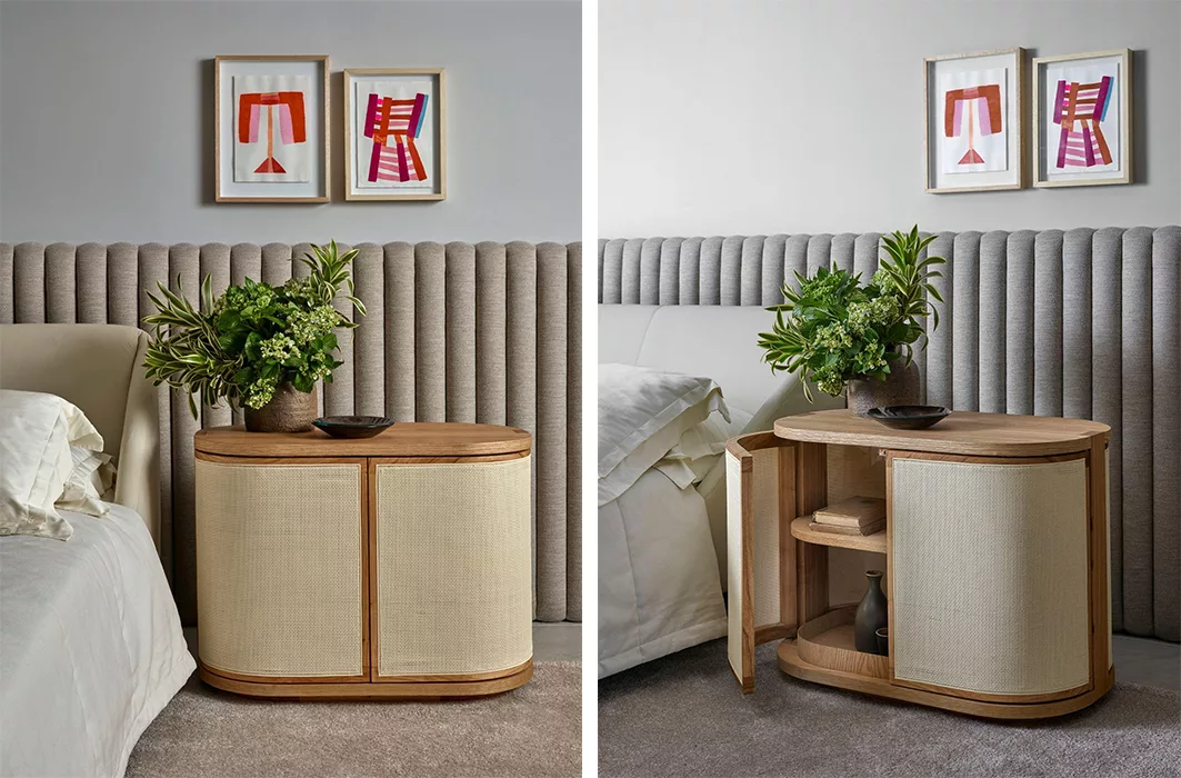 Minicômoda Orquídea é ideal para o quarto