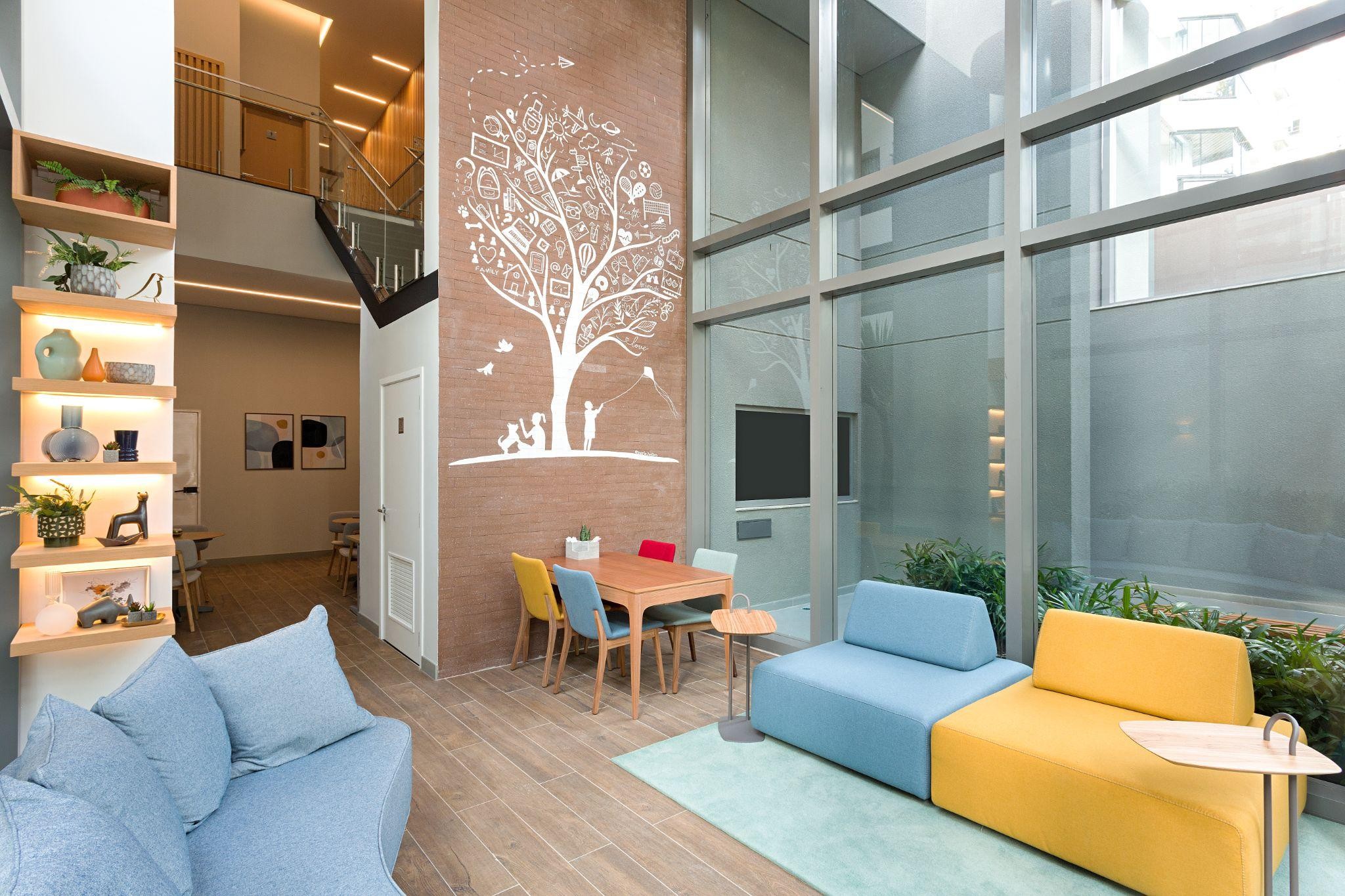 Espaço kids com mobiliário Lider
