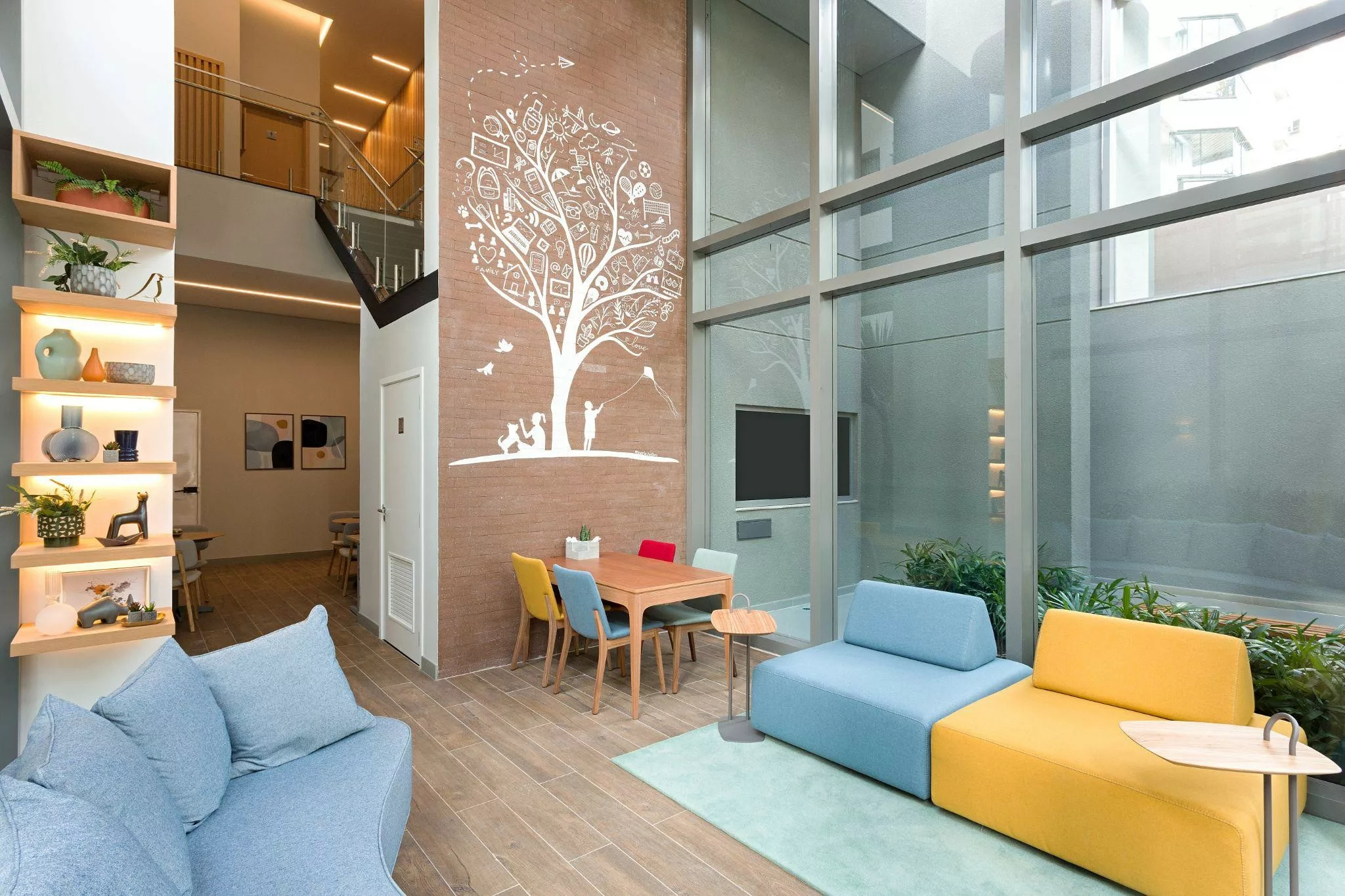 Área kids de edifício