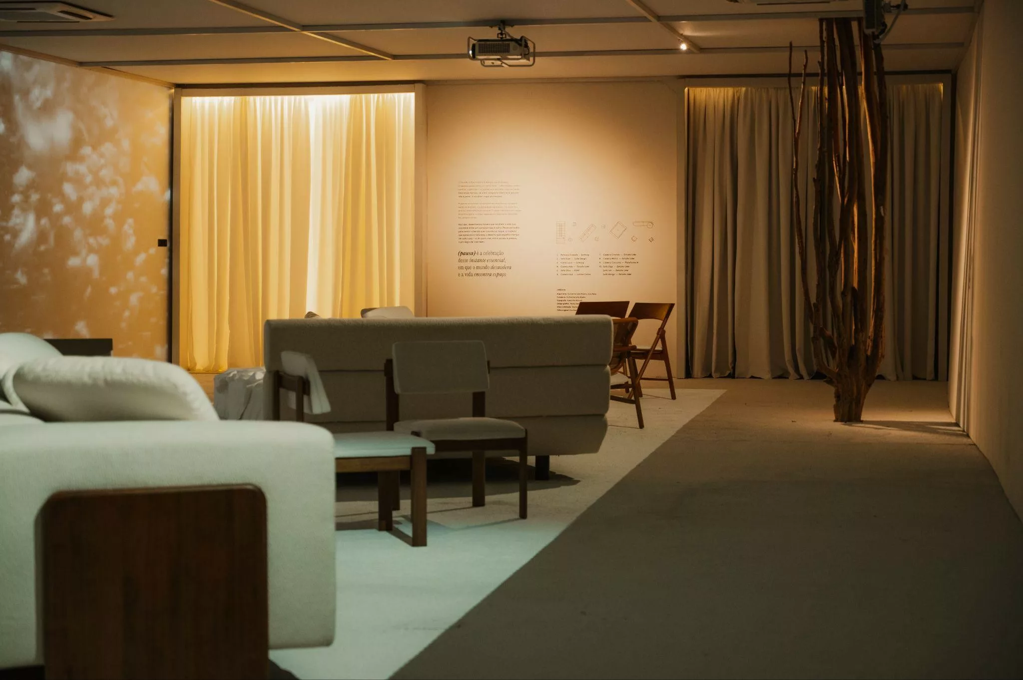 Visão geral da exposição (pausa)