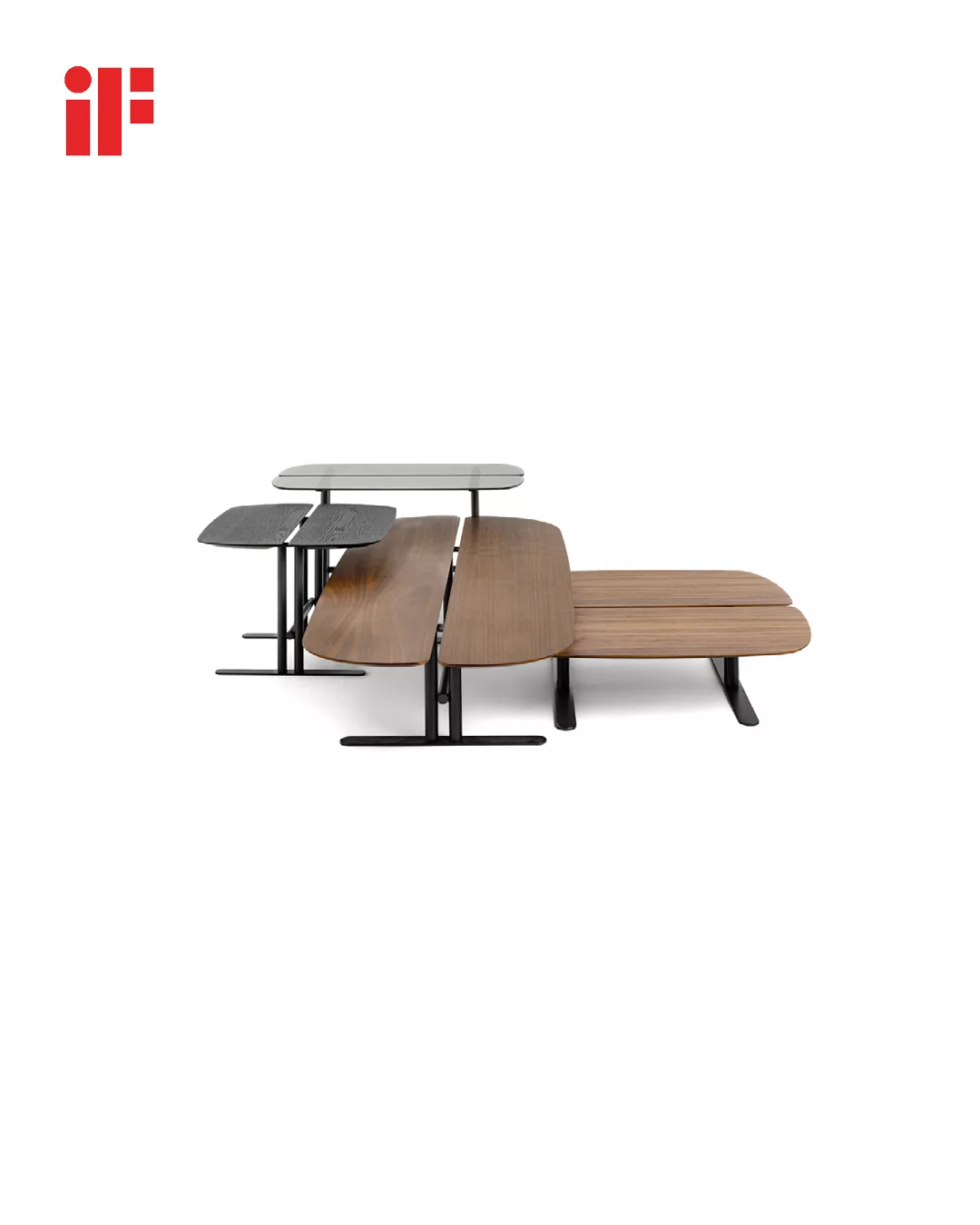 Mesas de centro e lateral Café