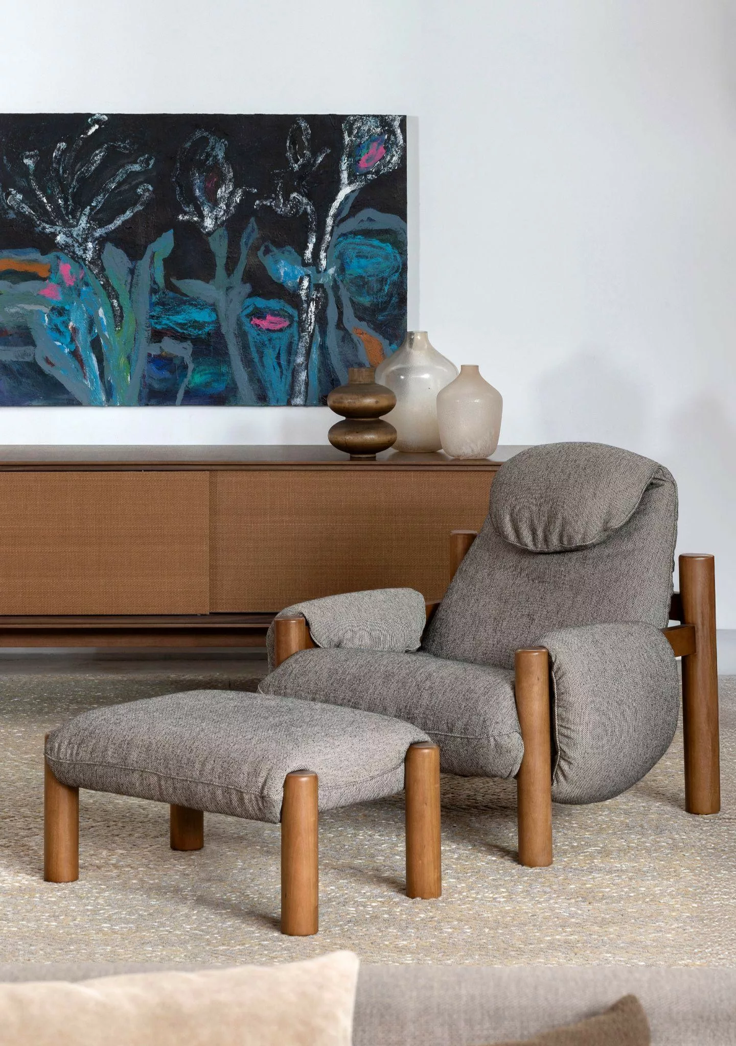 Poltrona e banco Atlântica