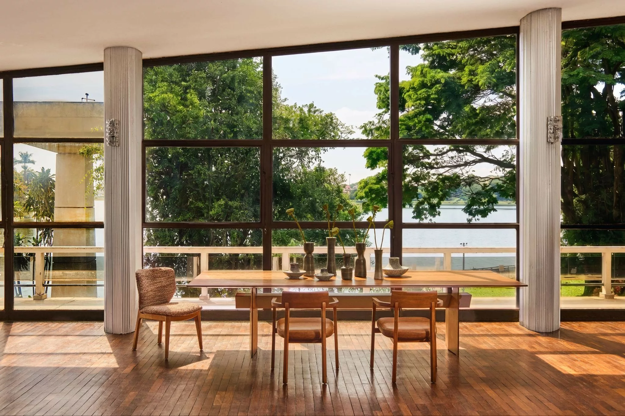 Arquitetura que conduz o olhar